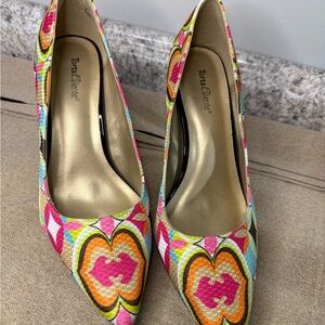 Torta Caliente Vibrant Multicolor Heels